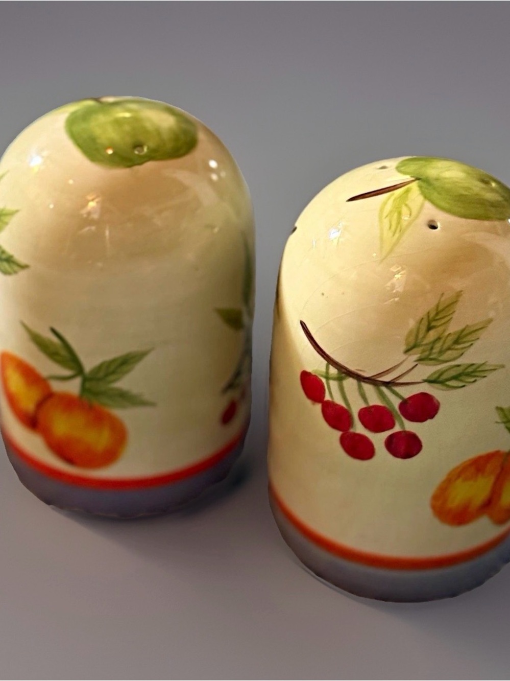 VTG! Certified International Corp CIC Fruit Orchard “Eversham” S+P Set!